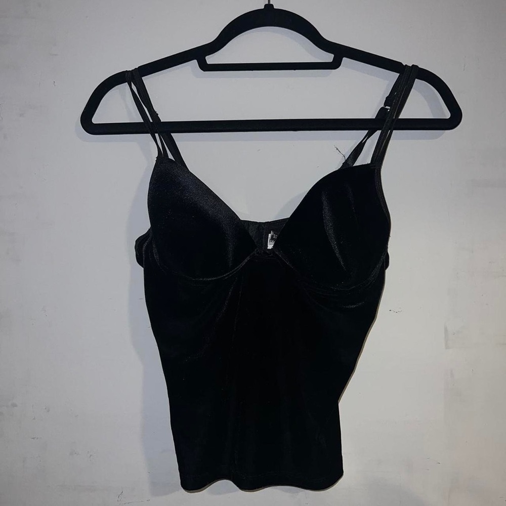 Velvet Corset Top